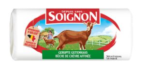 Ripened goat cheese log 150g, Made In Belgium